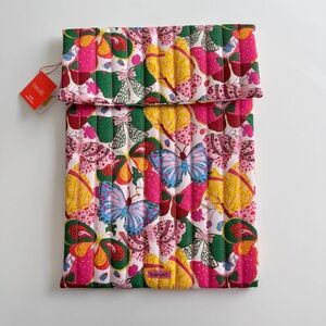 ban.do Multicolor Butterfly 16 Inch Laptop Sleeve Case Bright Pink Cute Fun